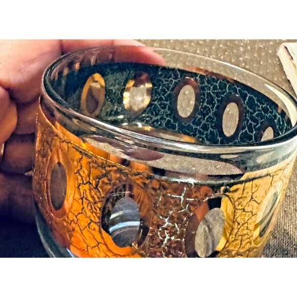 Culver Pisa Gold Cocktail Pitcher Set - Picture 3 of 8